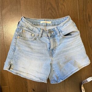 Levi's Light Blue Jean Shorts for Women